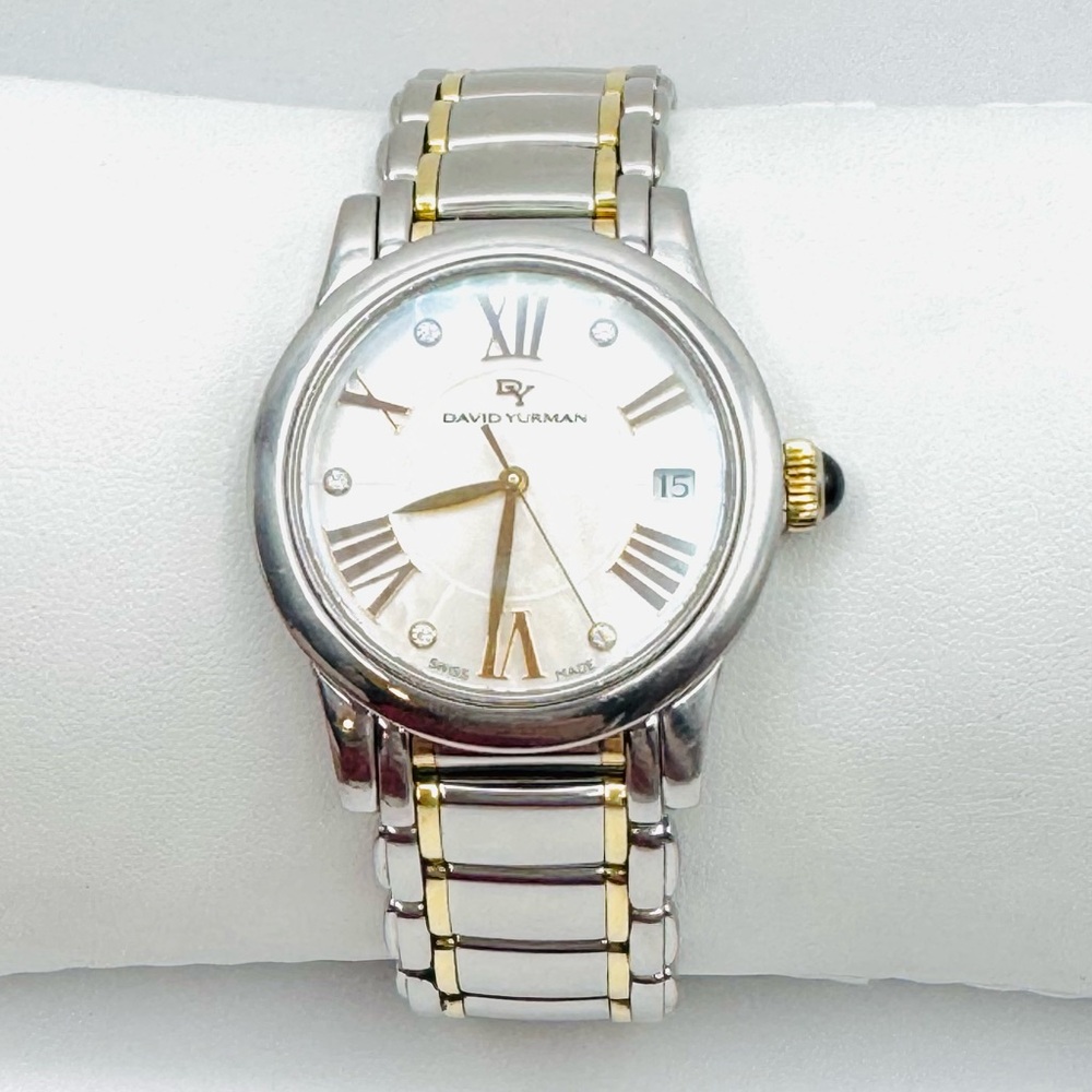 David Yurman Classic Quartz Watch
Stainless Steel with 18K Gold and Diamonds